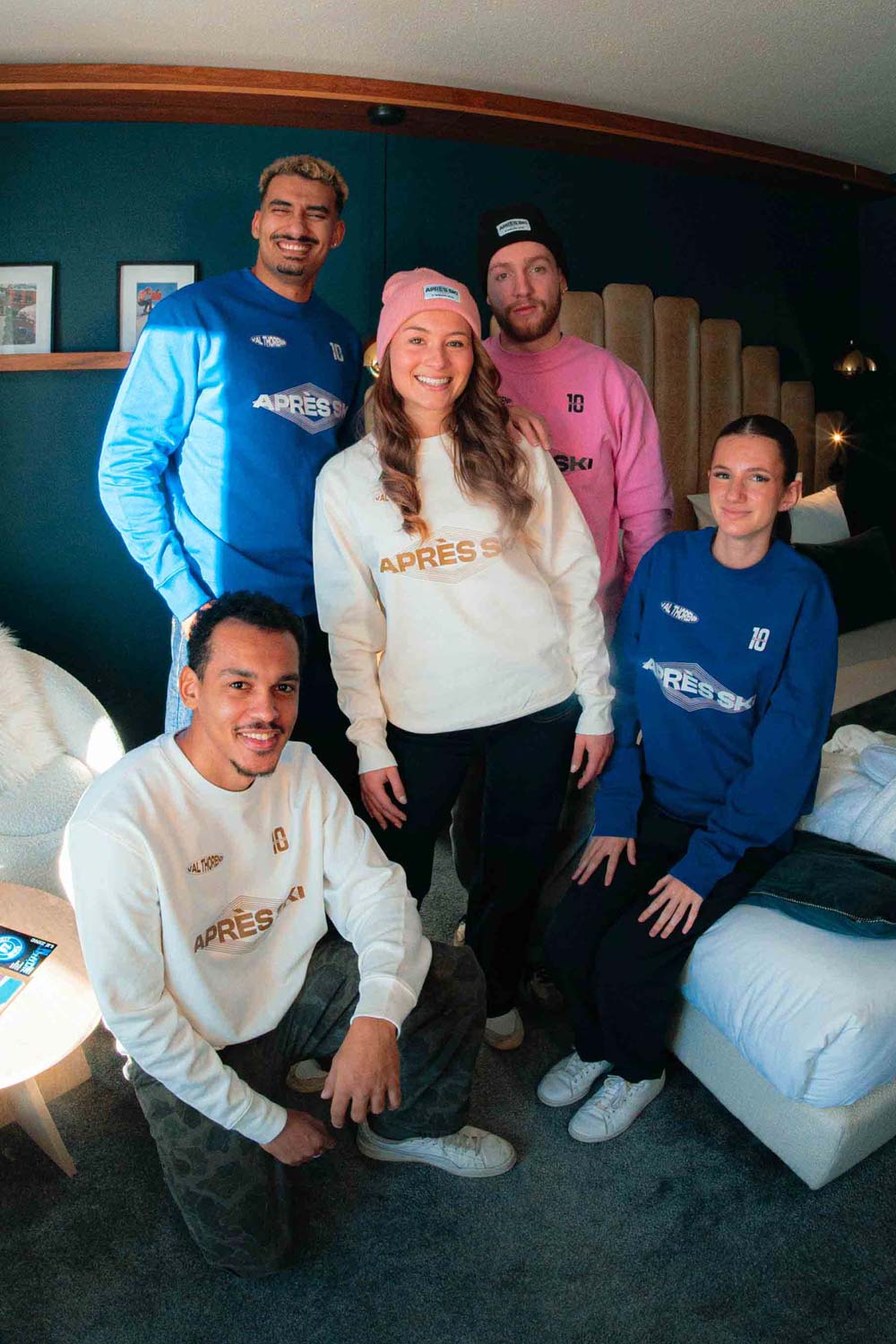La team habillée au couleurs du Fahrenheit Seven 