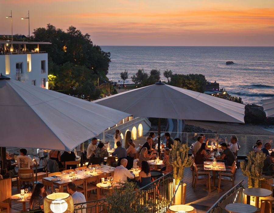 Le rooftop du Roc Seven Biarriz