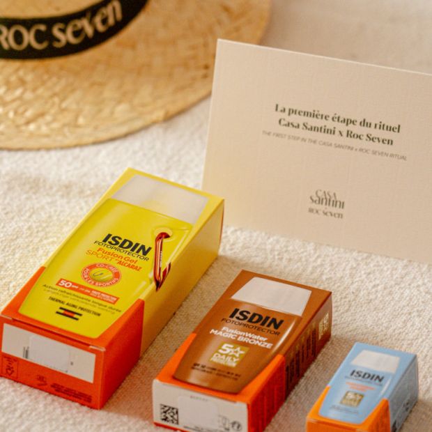 produits solaires isdin alignes