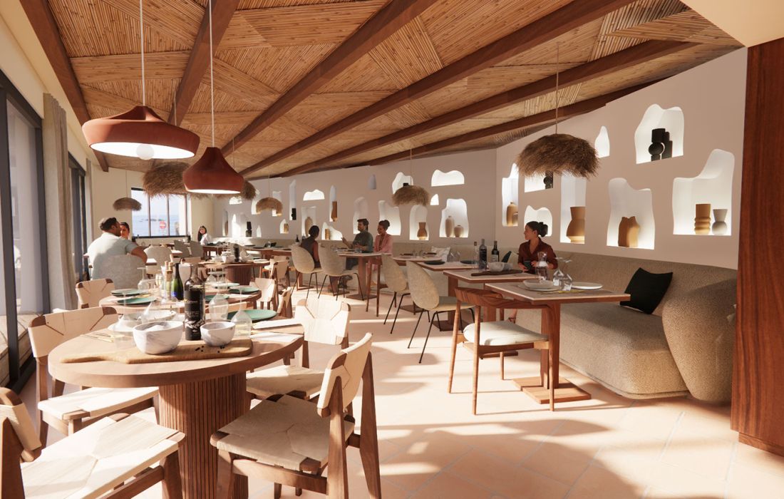 Salle restaurant Roc Seven Biarritz
