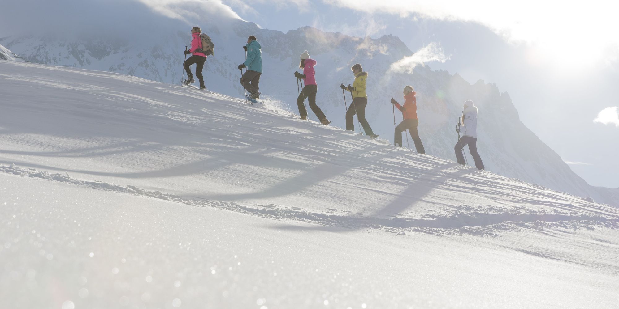 randonnée raquette à val thorens