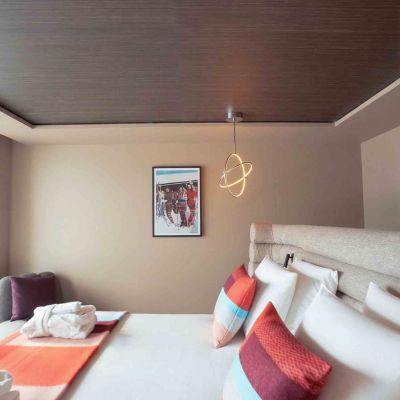 Aux Menuires comme ailleurs, la décoration F7 ne ressemble à aucune autre.