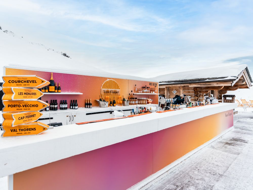 Veuve Clicquot x Roc Seven Les Menuires
