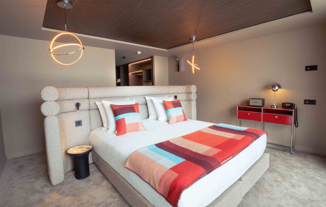 Chambre design Fahrenheit Seven Les Menuires