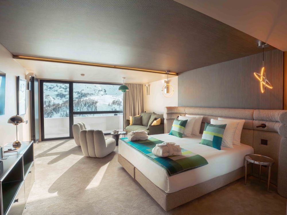 Chambre design Fahrenheit Seven Les Menuires