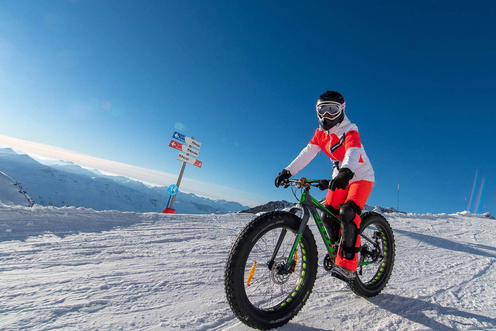 fat bike à val thorens