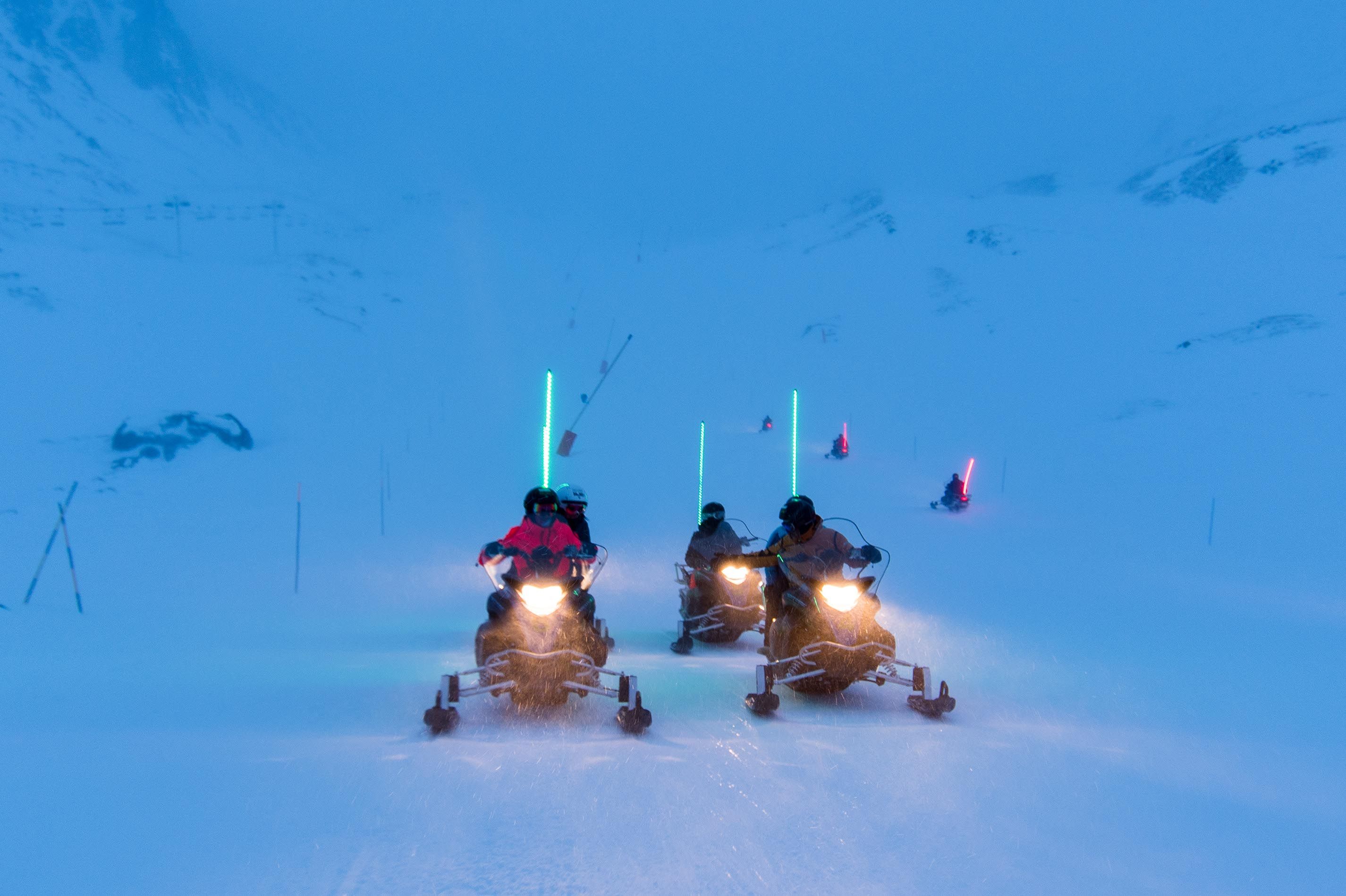 moto neige à val thorens